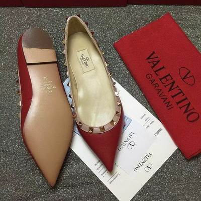 Valentino Shallow mouth flat shoes Women--042